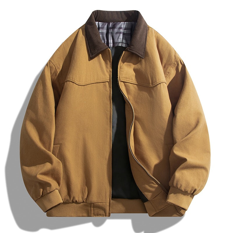Men's Casual Transitional Jacket with Zipper Mune Fashion