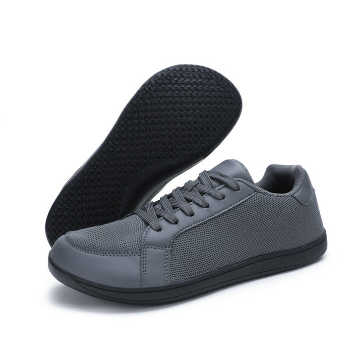 Men's urban city sneaker with seamless mesh and synthetic leather mix, cushioned EVA sole and padded heel support Mune Fashion