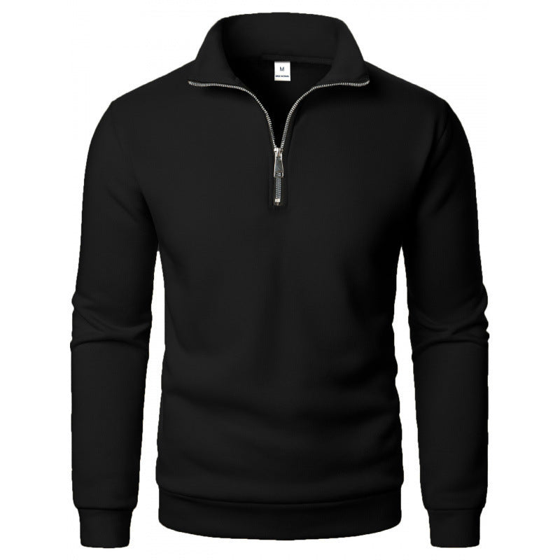 Men's Sporty Sweatshirt with Stand-Up Collar Mune Fashion