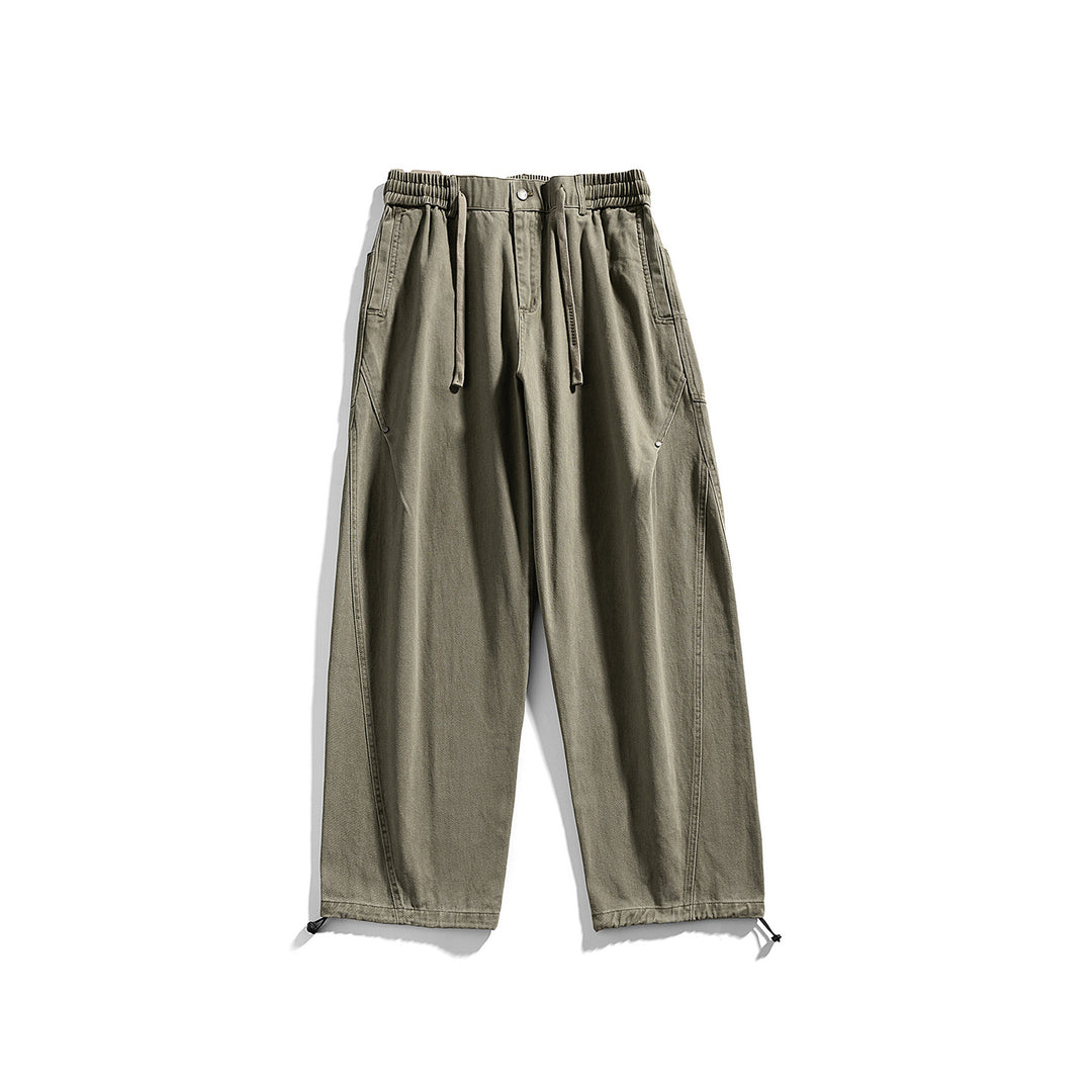 Men's loosely cut cargo pants with drawstring and adjustable leg cuffs Mune Fashion