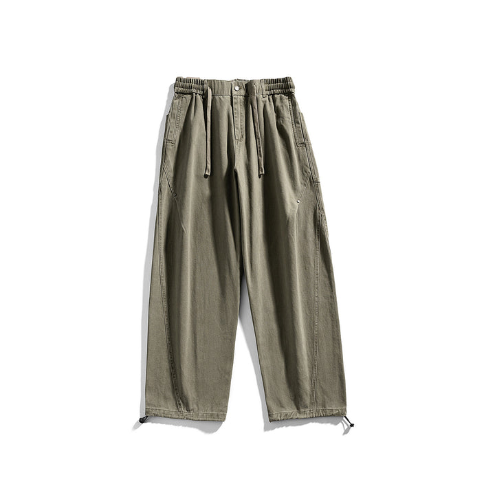 Men's loosely cut cargo pants with drawstring and adjustable leg cuffs Mune Fashion