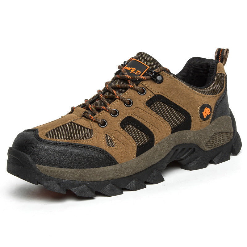 Men's robust trekking shoe with reinforced toe cap and slip-resistant tread sole Mune Fashion
