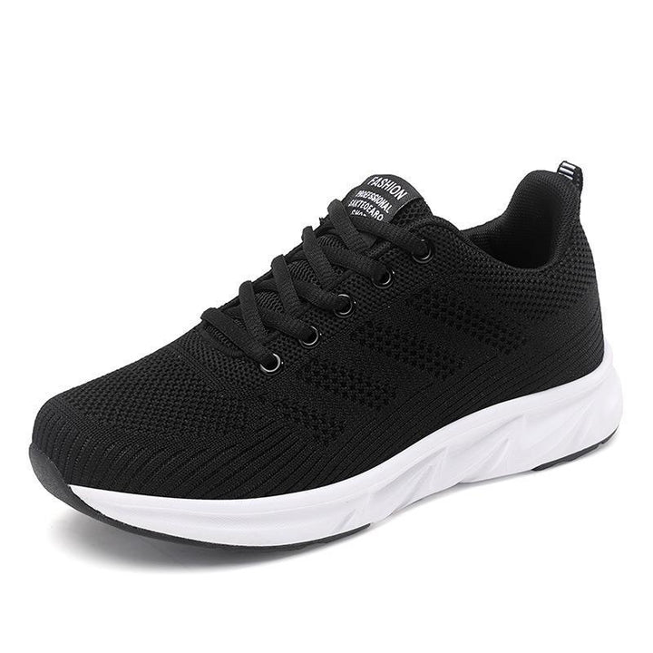 Women's lightweight breathable knitted running shoes with viscoelastic insole and shock-absorbing midsole Mune Fashion