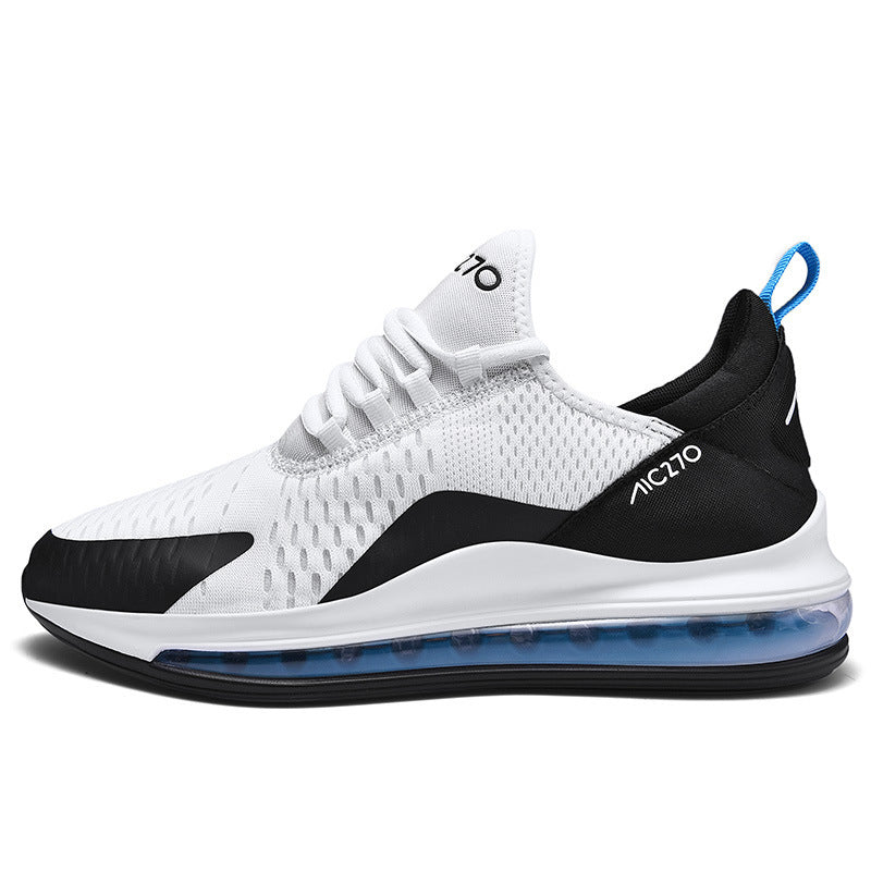 Men's Modern Air-Cushion City-Run Sneaker with Ventilated Mesh and TPU Support Structure Mune Fashion