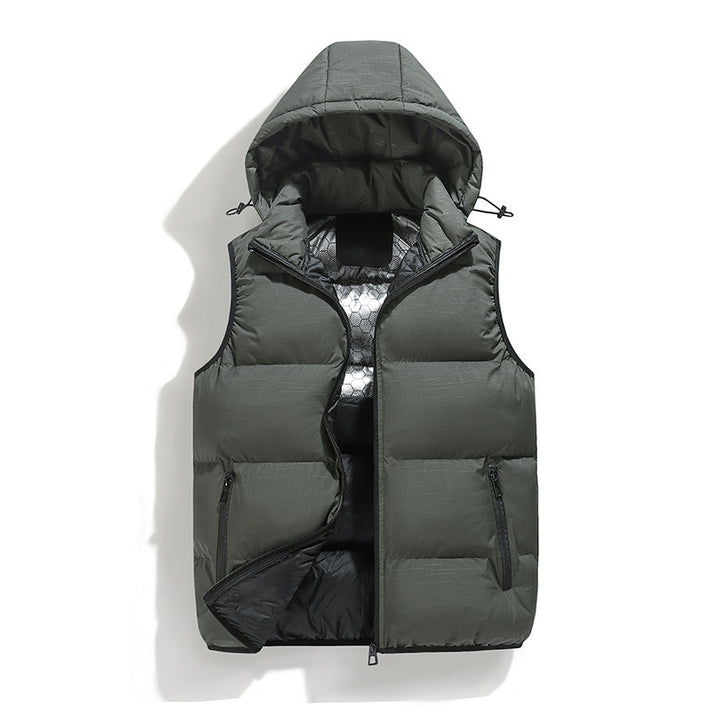 Women Padded Hooded Vest Mune Fashion