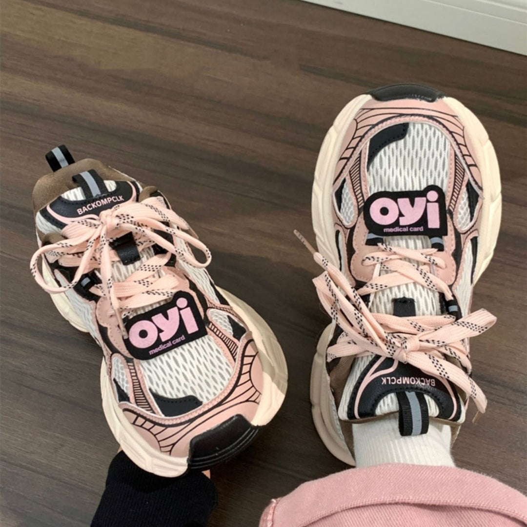 Women's sporty sneakers with breathable mesh and non-slip sole Mune Fashion