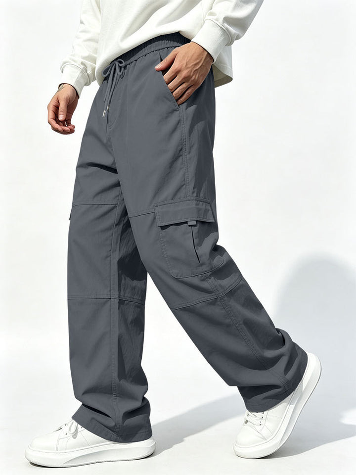 Men's cargo pants with a loose fit and elastic waistband Mune Fashion