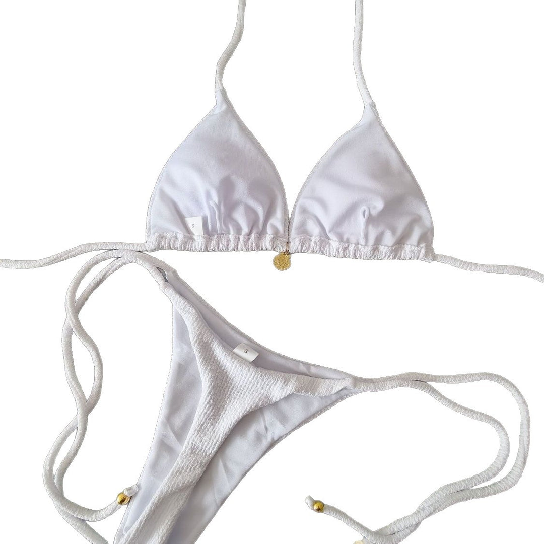 Women Triangle Bikini with refined details Mune Fashion