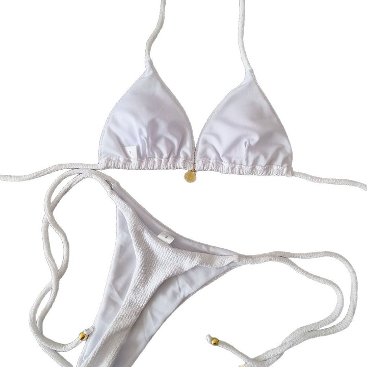 Women Triangle Bikini with refined details Mune Fashion
