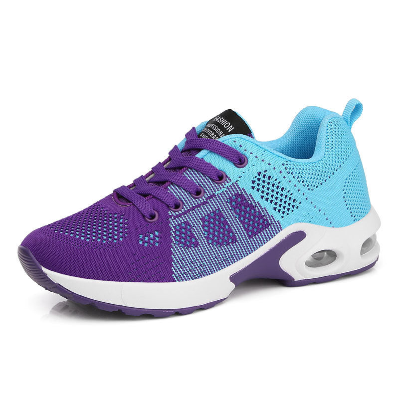 Women's breathable knit sneakers with air chamber midsole and padded entry Mune Fashion