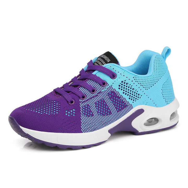 Women's breathable knit sneakers with air chamber midsole and padded entry Mune Fashion