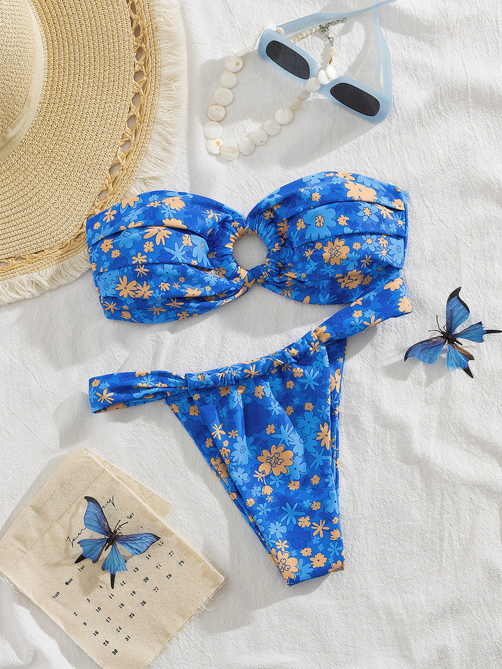 Women's bandeau bikini with stylish knot design Mune Fashion