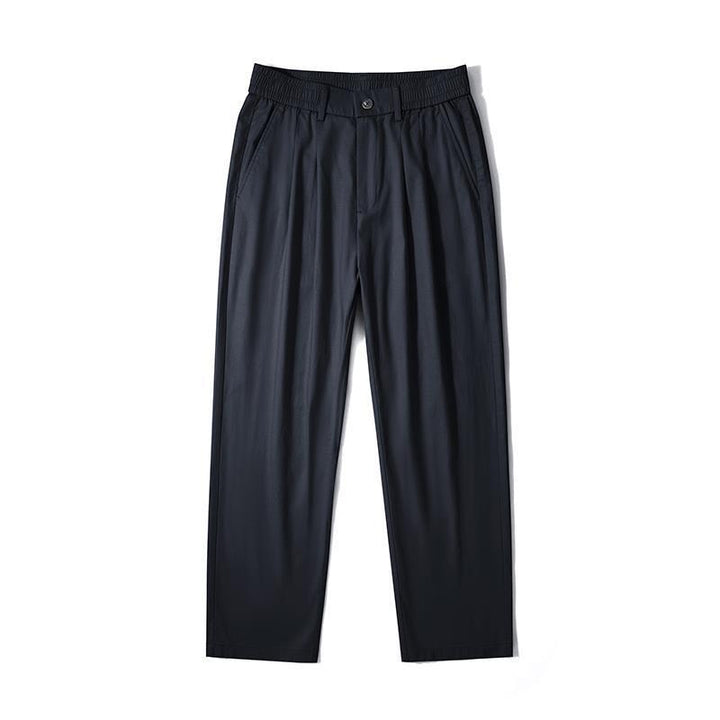 Men's Loose-Fitting Leisure Pants with Elastic Waistband Mune Fashion