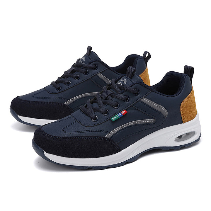 Men's urban sneaker with visible air cushion midsole, shock-absorbing cushioning foam sole and reflective accents Mune Fashion