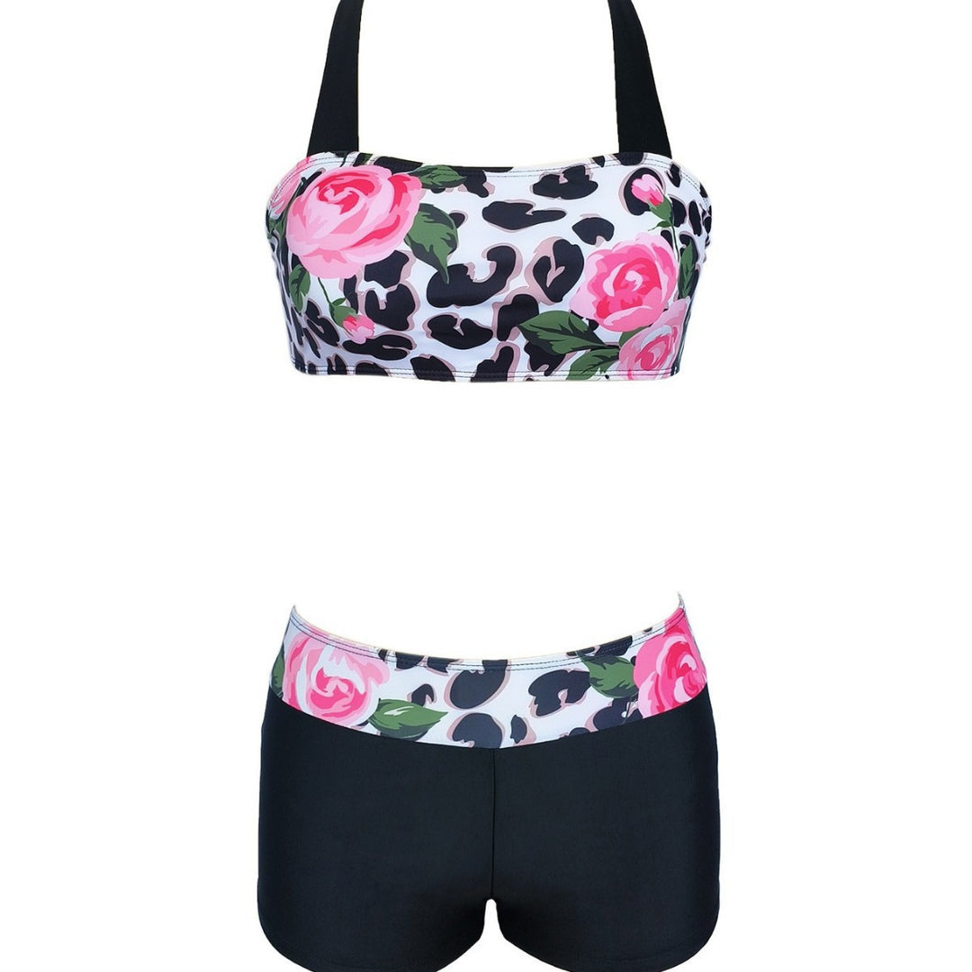 Women's Sport Bikini Set with Graphic Star Design Mune Fashion