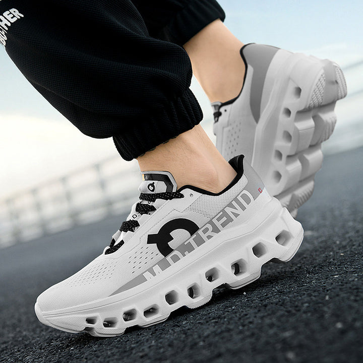 Unisex innovative Waben-Pod-Sneaker with ultra-cushioning hollow chamber midsole and breathable mesh upper Mune Fashion