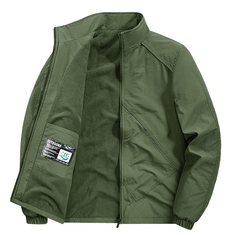 Men's Lightweight Transition Jacket with Fleece Lining Mune Fashion