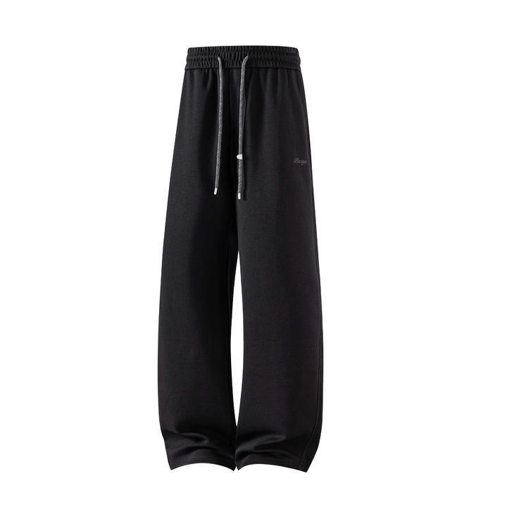 Men's Soft Relax-Fit Jogging Pants with Wide Leg and Drawstring Mune Fashion