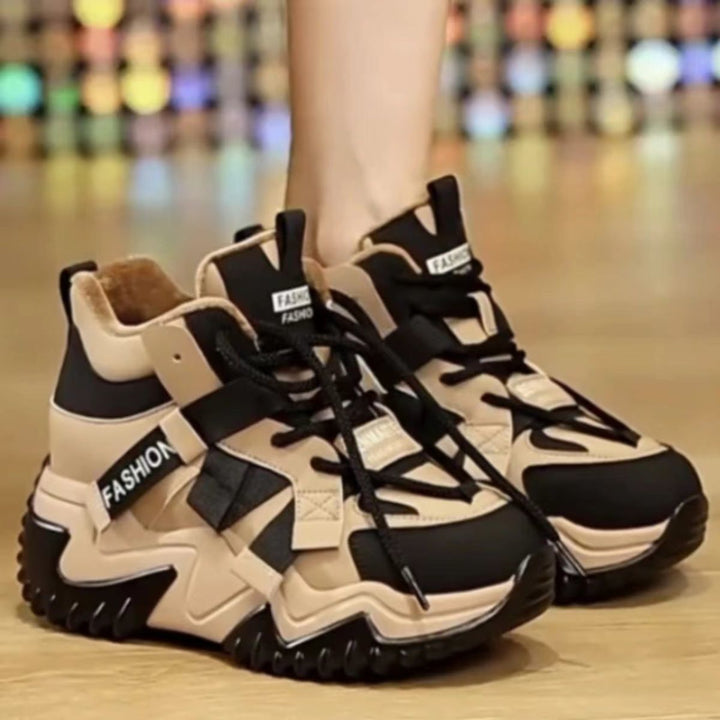 Women trendy High-Top Sneakers Mune Fashion