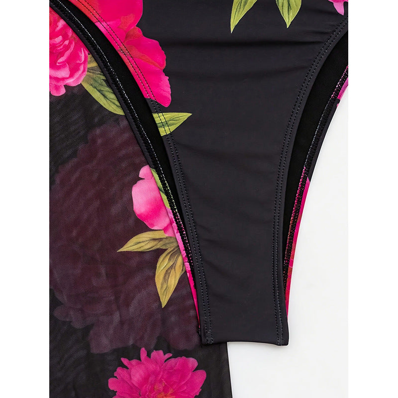 Women's Swimsuit Set with Elegant Wrap Skirt Mune Fashion