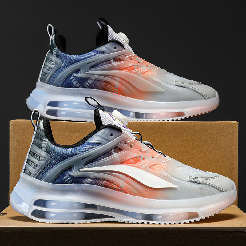 Unisex Transparent TPU Sneaker with visible air chamber and gradient mesh upper Mune Fashion