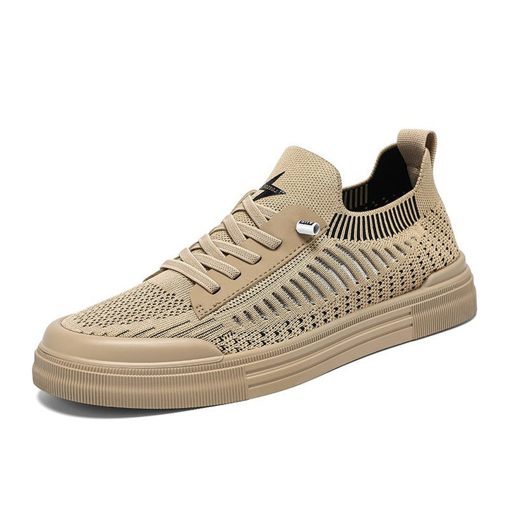 Men's knitted sock sneakers with elastic shaft and cushioned rubber sole Mune Fashion