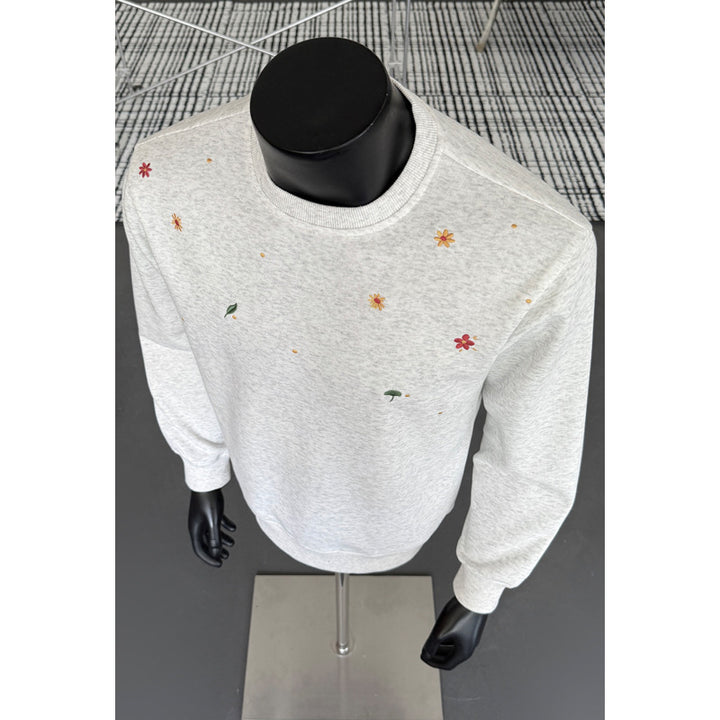 Women's Comfortable and Stylish Sweatshirt with Floral Design Mune Fashion