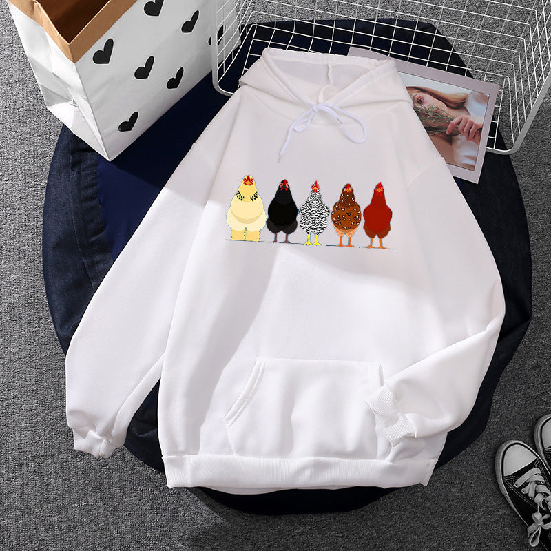 Women's oversized hoodie with kangaroo pocket and cute avocado toast print Mune Fashion