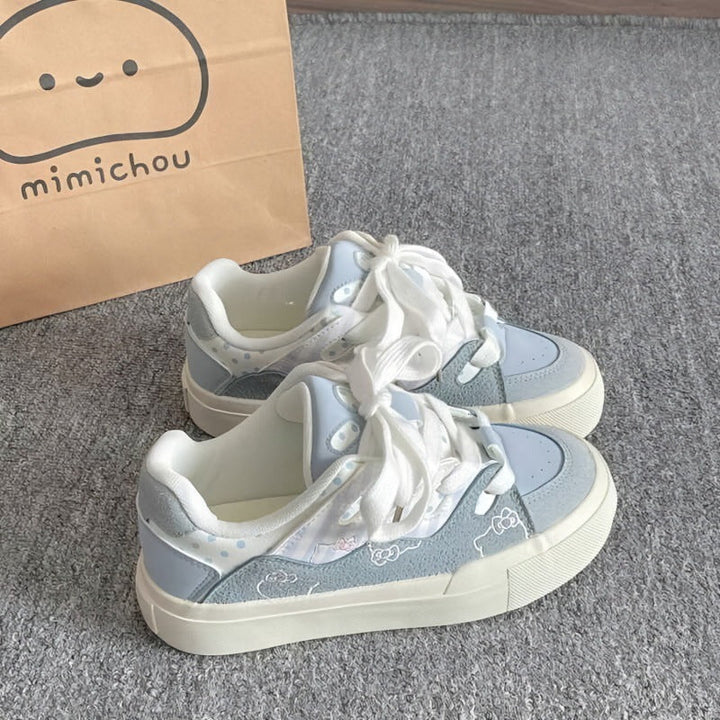 Women's sporty sneakers with cute animal appliqués and soft sole Mune Fashion