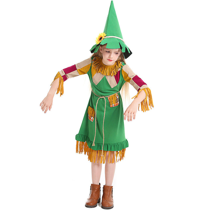 Girl Scarecrow Costume Mune Fashion