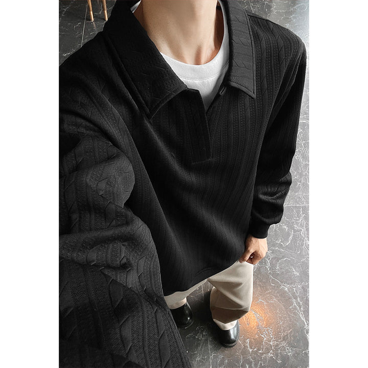 Men's fashionable and structured long sleeve blouse Mune Fashion