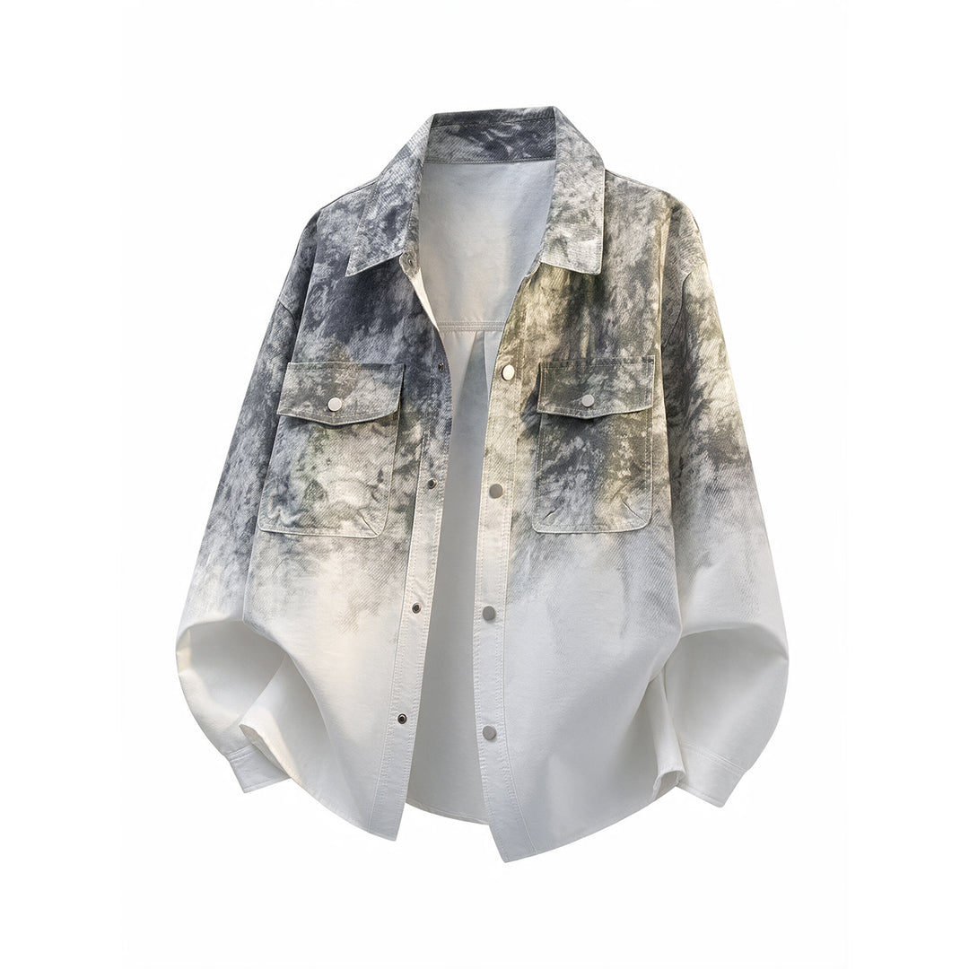 Women's Fashion Overshirt Jacket with High Collar and Patch Pockets Mune Fashion