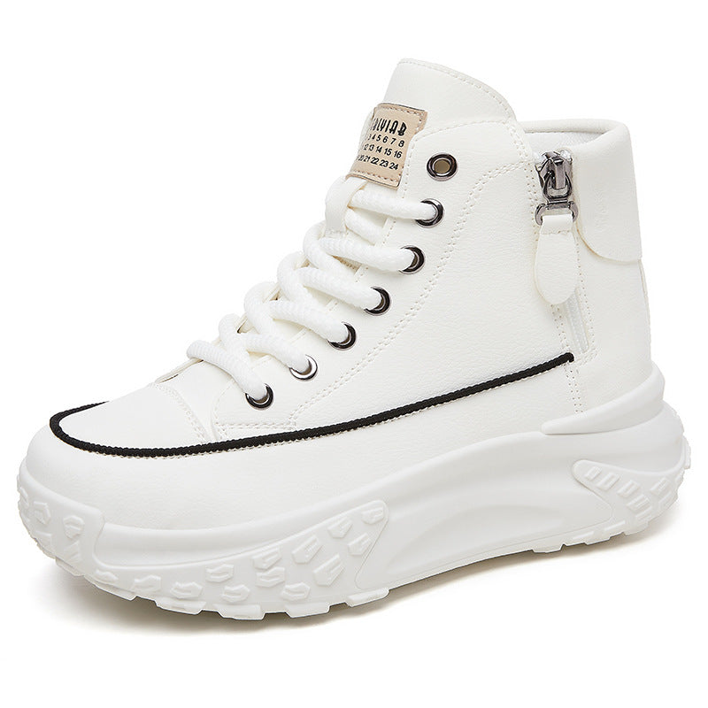 Women High-Top Sneakers with water-repellent surface and non-slip sole Mune Fashion