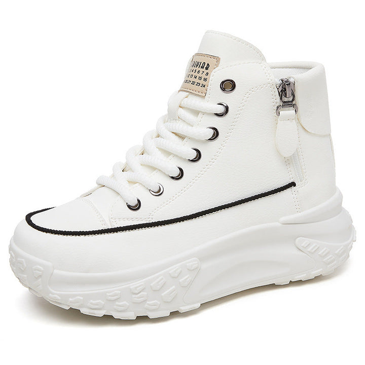 Women High-Top Sneakers with water-repellent surface and non-slip sole Mune Fashion
