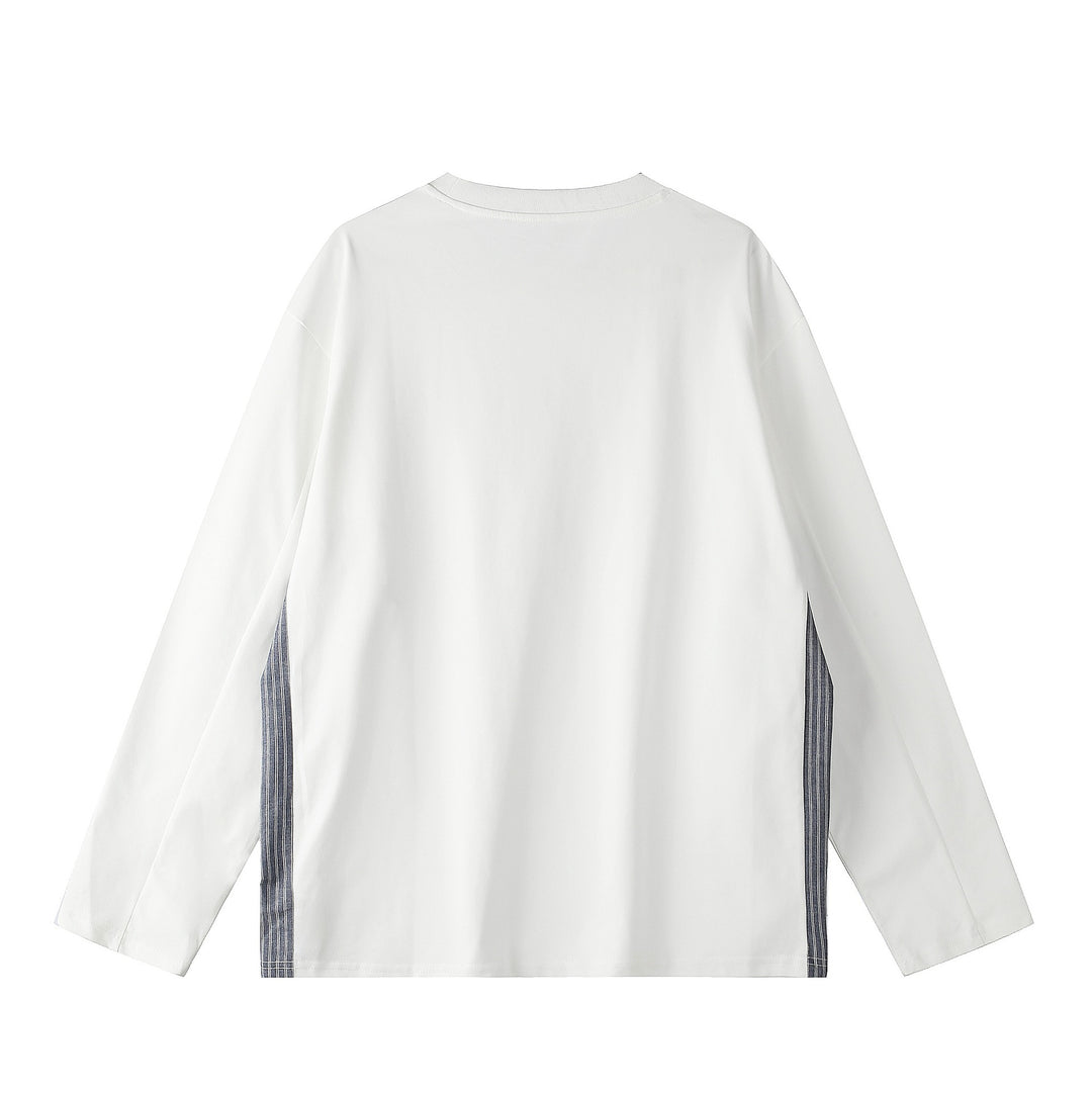 Unisex Oversize Sweatshirt with side stripe panels and round neck Mune Fashion