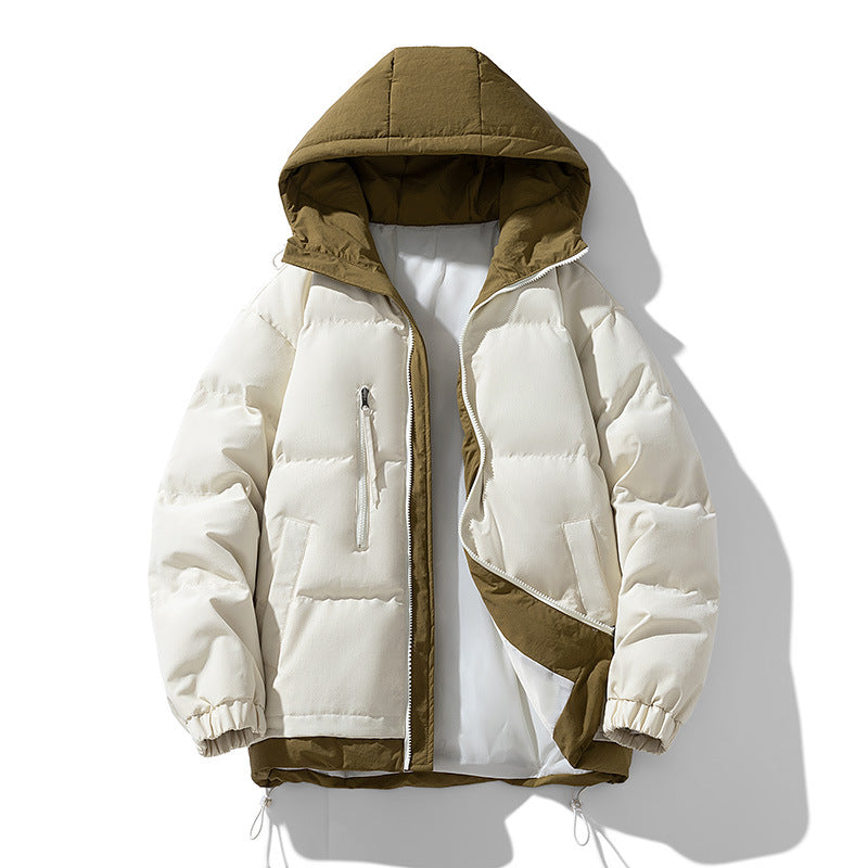 Unisex  reversible insulated hooded puffer jacket with zip utility pockets Mune Fashion