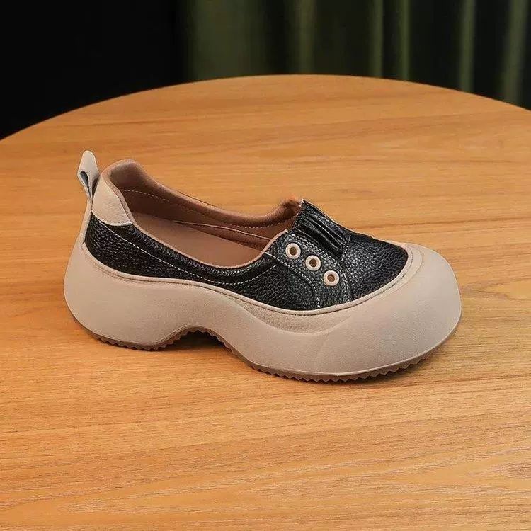 Women's Lifestyle Slip-On Sneakers with Underlying Panel Mune Fashion