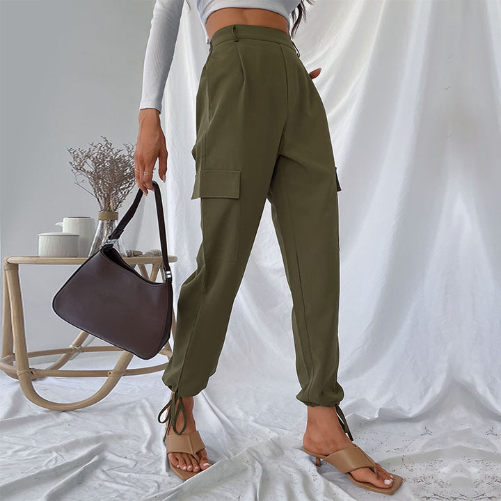 Women High Waisted Cargo Pants Mune Fashion