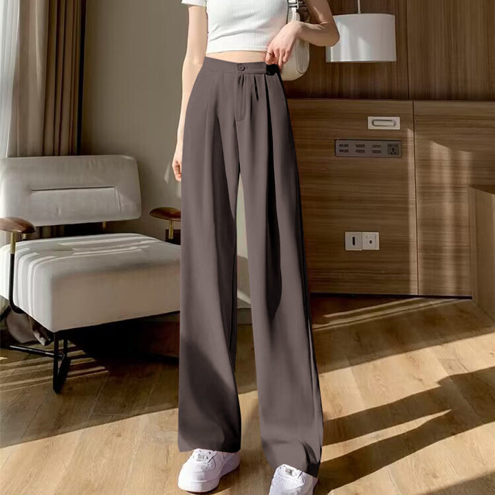 Women's Loose-Fitting Fabric Pants Mune Fashion