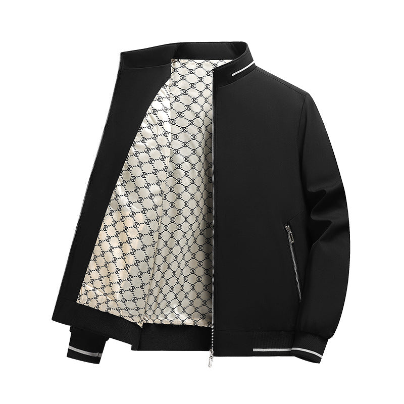 Men's fashionable transitional jacket with high collar Mune Fashion