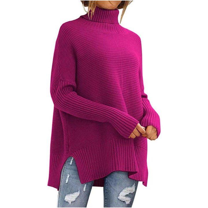 Women's Cozy Turtleneck Sweater Mune