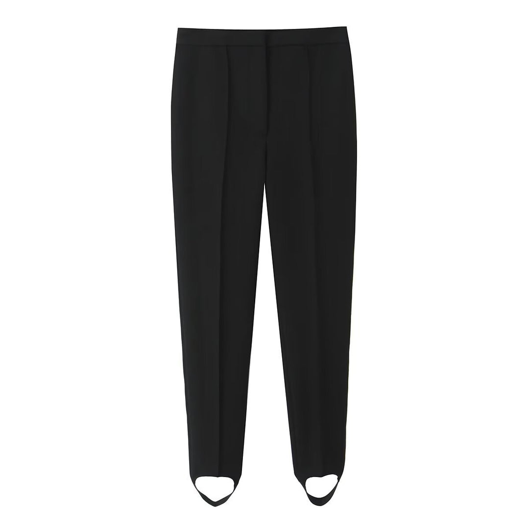 Ladies tailored suit trousers with crease and ankle strap Mune Fashion