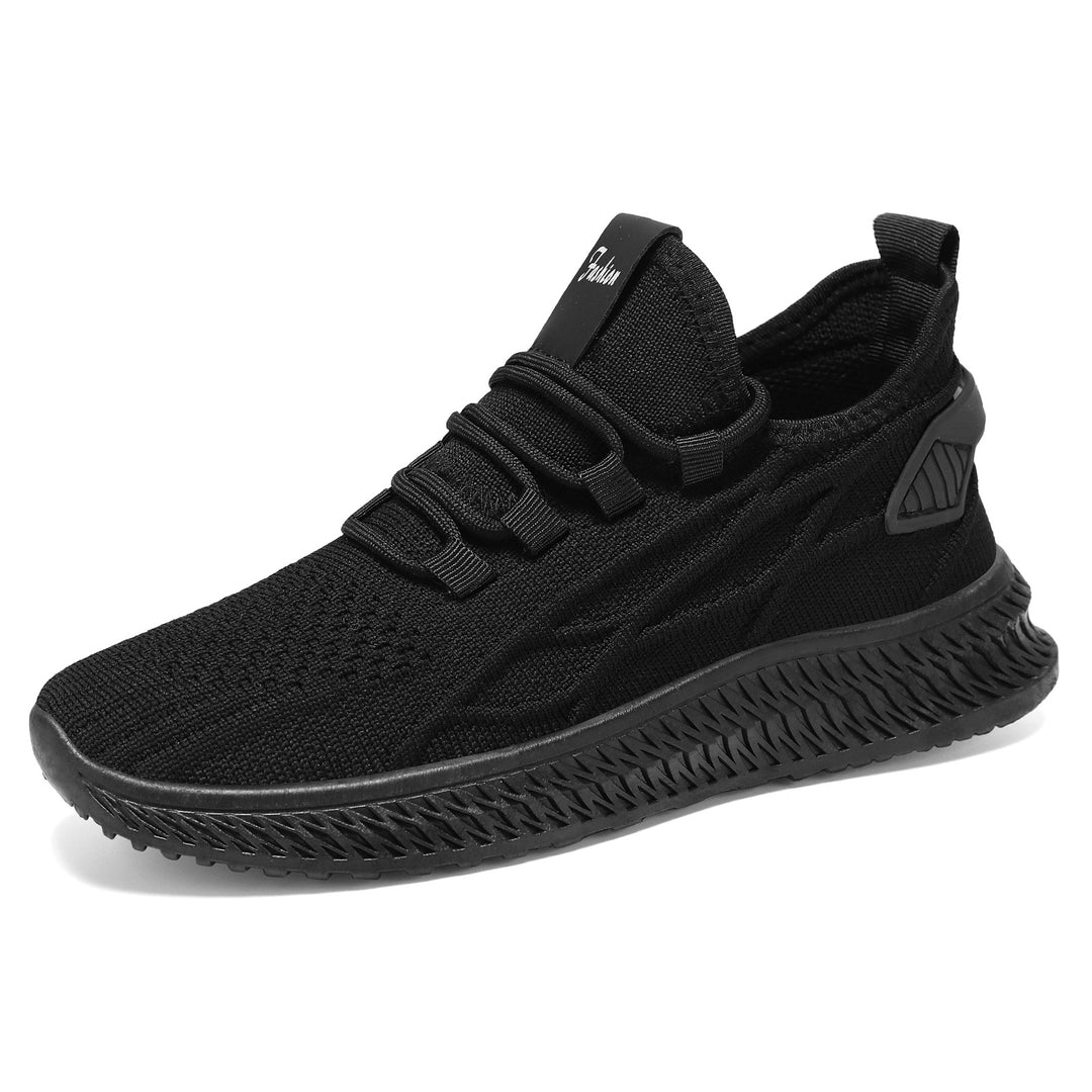 Men's knitted slip-on sneaker with elastic lacing, sock-like shaft, and profiled non-slip outsole Mune Fashion