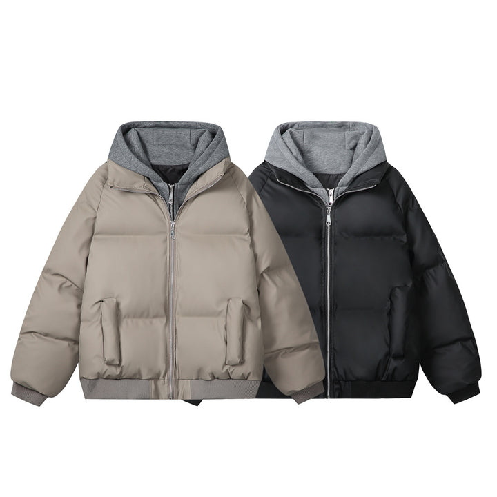 Women's Fashion Quilted Jacket with Removable Hood Mune Fashion