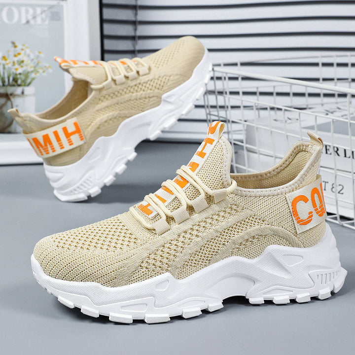 Women's seamless 3D knit slip-on sneaker with elastic slip shaft, padded heel tab, and grippy hybrid profile sole Mune Fashion