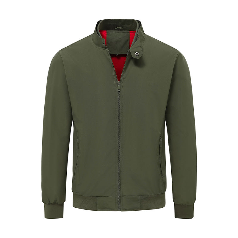 Men's Lightweight Transition Jacket with High Collar Mune Fashion