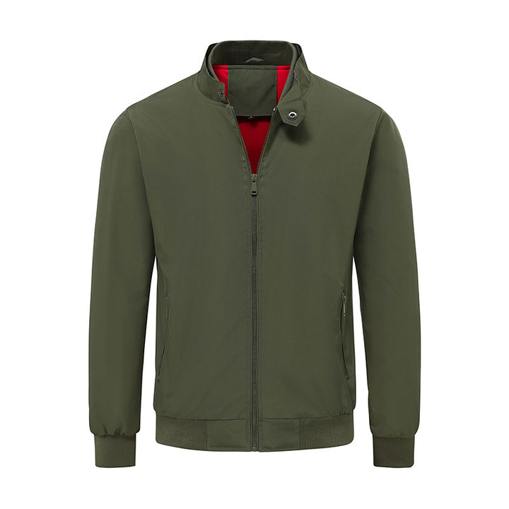 Men's Lightweight Transition Jacket with High Collar Mune Fashion