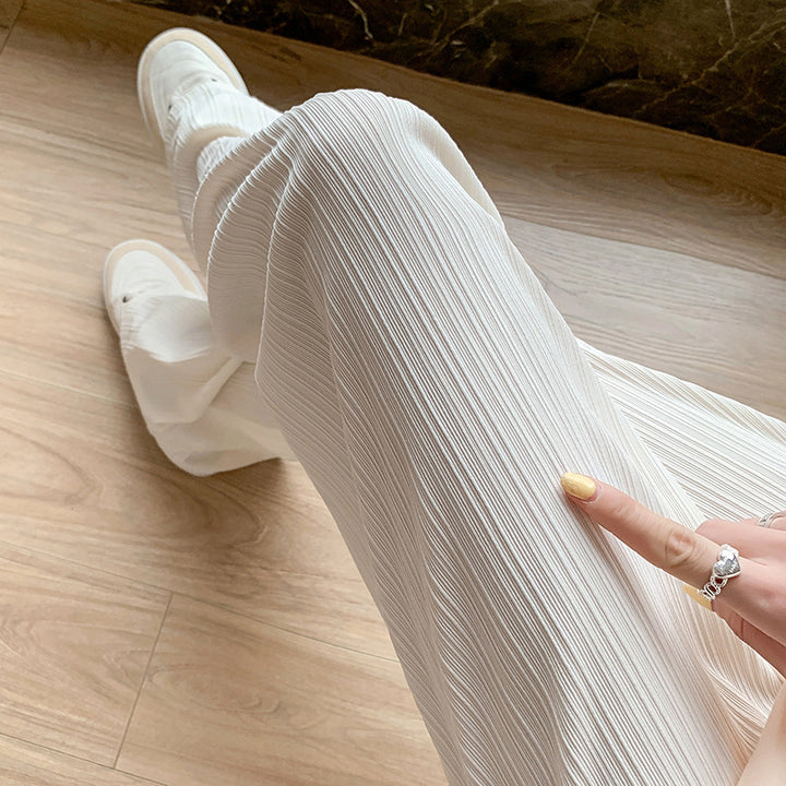 Women's Pleated Wide-Leg Pants Mune Fashion