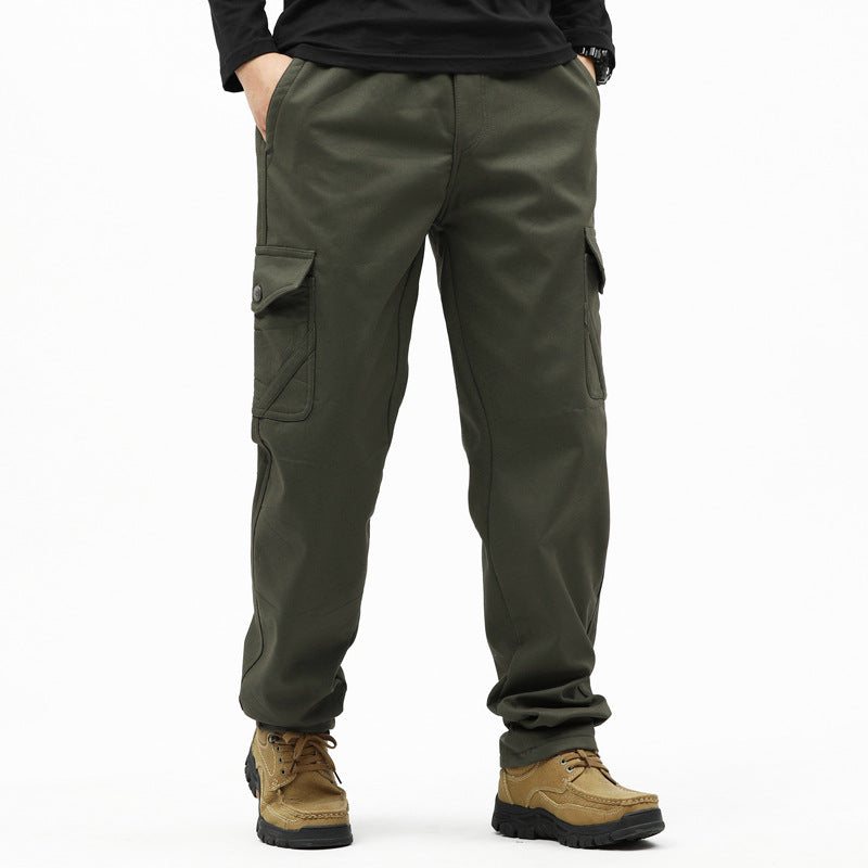 Men's Technical Cargo Pants with Thermal Lining, Inseam, Patch Pockets & Adjustable Hem Mune Fashion