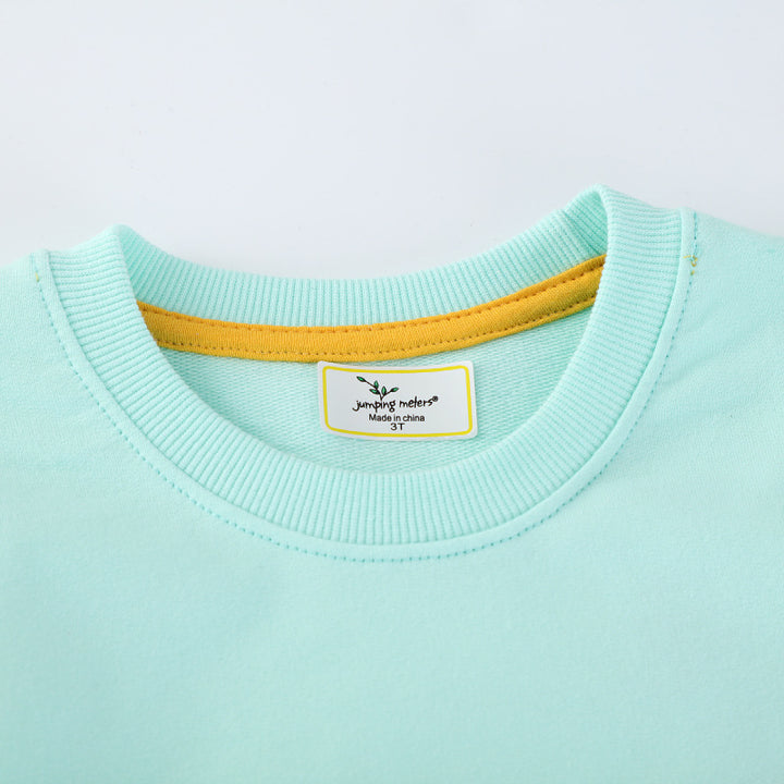 Girls sweatshirt with colorful flower and fairy motif Mune Fashion